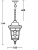 Уличный светильник подвесной VENECIA 2S 91805S Bl