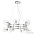 Люстра Crystal Lux LUXURY SP12 CHROME