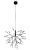 Светильник подвесной Crystal Lux EVITA SP36 BLACK/TRANSPARENT