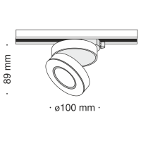 Трековый светильник Maytoni TR006-1-12W3K-W4K