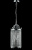 Светильник подвесной Crystal Lux TADEO SP4 D200 CHROME/TRANSPARENTE
