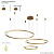 Люстра Crystal Lux FORTUNA SP158W LED GOLD