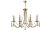 Люстра Crystal Lux VICTORIA SP8 GOLD/AMBER