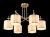 Люстра Crystal Lux SERGIO PL6 GOLD