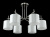 Люстра Crystal Lux SERGIO PL6 NICKEL