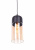 Подвесной светильник Lumina Deco Zenia LDP 6806 BK