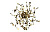 Бра Crystal Lux GARDEN AP-PL3 D400 GOLD