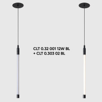 Встраиваемое потолочное крепление с драйвером для модульной системы Crystal Lux CLT 0.303 03 BL