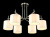 Люстра Crystal Lux SERGIO PL6 NICKEL