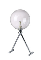 Настольная лампа Crystal Lux FABRICIO LG1 CHROME/TRANSPARENTE