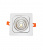Встраиваемый точечный светильник Lumina Deco Fostis LDC 8064-SS-7WCOB-L98*W98 WHITE