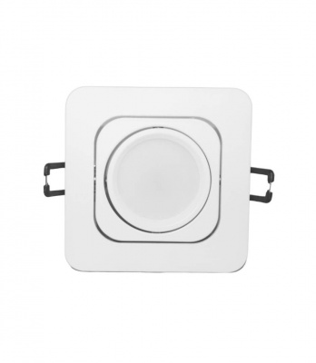 Встраиваемый точечный светильник Lumina Deco Moka LDC 8063-SS-L98*W98 WHITE
