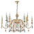 Люстра Crystal Lux MERCEDES SP6+6 GOLD/COLOR