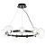 Люстра Crystal Lux BOSQUE SP9 BLACK/TRANSPARENT