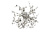 Бра Crystal Lux GARDEN AP-PL3 D400 CHROME