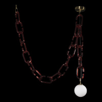 Подвесной светильник Chain 10128C Red