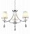 Хрустальная подвесная люстра Lumina Deco Dominni LDP 9268-3 CHR