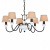 Подвесная люстра Accogliente 1410-6P Подвесная люстра Accogliente 1410-6P