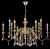 Люстра Crystal Lux MERCEDES SP6+6 GOLD/COLOR Люстра Crystal Lux MERCEDES SP6+6 GOLD/COLOR