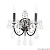 Бра Crystal Lux ODELIS AP2 BROWN