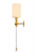 Бра Crystal Lux MIRABELLA AP1 GOLD/WHITE