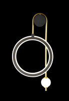 Бра Crystal Lux CORIDA AP25W LED BLACK/GOLD