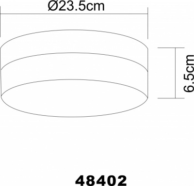 Потолочный светильник Opal 48402