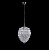 Светильник подвесной Crystal Lux CHARME SP4 CHROME/TRANSPARENT