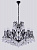 Люстра Crystal Lux MAGNIFICO SP19 BLACK/TRANSPARENT