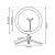 Офисная настольная лампа Ring Light RL003