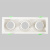 Светильник встроенный Crystal Lux CLT 069C3 WH
