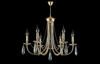 Люстра Crystal Lux VICTORIA SP6 GOLD/AMBER
