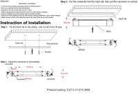 Светильник однофазный Crystal Lux CLT 0.31 010 36W BL M4000К