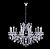 Люстра Crystal Lux HOLLYWOOD SP12 CHROME