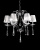 Хрустальная подвесная люстра Lumina Deco Venisia LDP 8810-6 SL