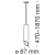 Подвесной светильник Maytoni P027PL-01B