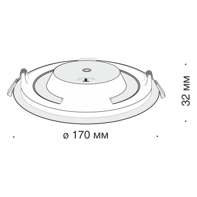 Встраиваемый светильник Maytoni DL016-6-L12W