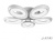 Потолочная люстра Fancy FS-011-X5 120W WH Потолочная люстра Fancy FS-011-X5 120W WH