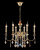 Люстра Crystal Lux MERCEDES SP6 GOLD/COLOR