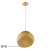 Светильник подвесной Crystal Lux MALAGA SP1 D200 GOLD