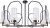 Потолочная люстра Celaeno A7004PL-8BK Потолочная люстра Celaeno A7004PL-8BK
