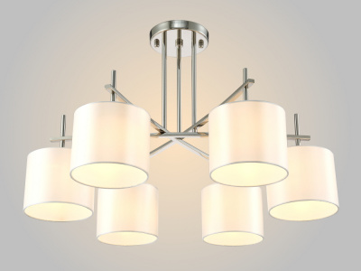 Люстра Crystal Lux SERGIO PL6 NICKEL