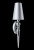 Бра Crystal Lux PER AP1 CHROME/SILVER