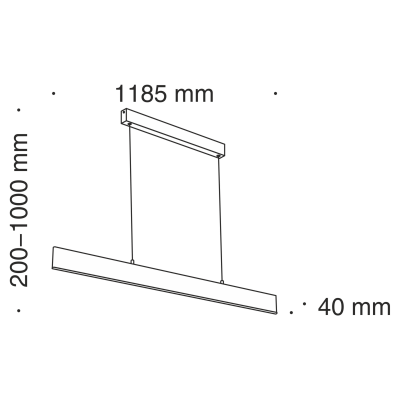 Подвесной светильник Maytoni P010PL-L30B4K