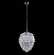 Светильник подвесной Crystal Lux CHARME SP6 CHROME/TRANSPARENT