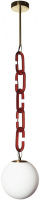 Подвесной светильник Chain 10128P Red