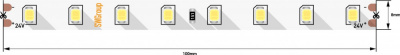 Светодиодная лента  SWG2P80-24-7.2-WW