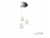 Подвесной светильник Flora WD8007-3 CR Подвесной светильник Flora WD8007-3 CR