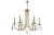 Люстра Crystal Lux VICTORIA SP6 GOLD/AMBER