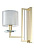 Бра Crystal Lux NICOLAS AP1 GOLD/WHITE